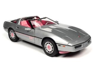 Chevrolet Corvette 1986  *Barbie* Coolest Car in Town, silver Auto World 1:18